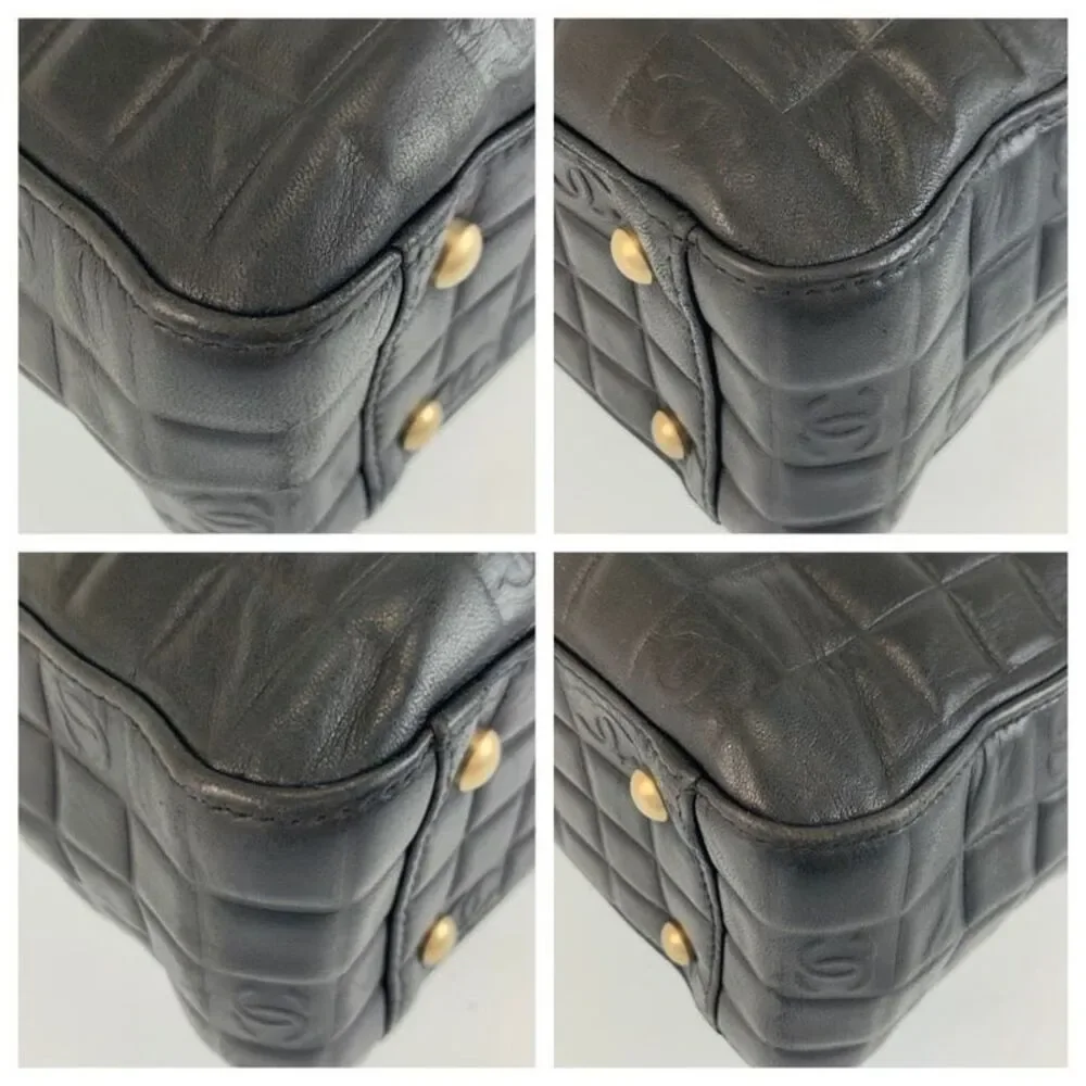 Chanel Icon Choco Bar Leather Tote